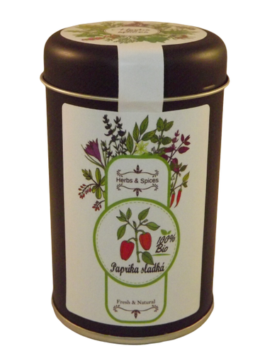 [733-1] Mletá sladká paprika BIO 70 g LES FRUITS DU PARADIS