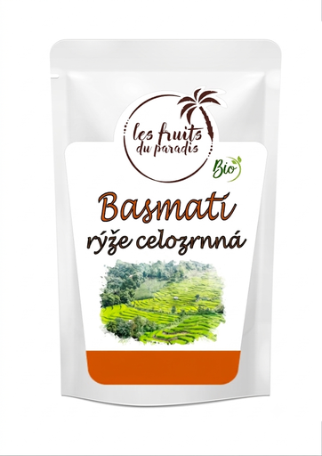 [00855-1] Basmati celozrnná ryža BIO 1 kg LES FRUITS DU PARADIS