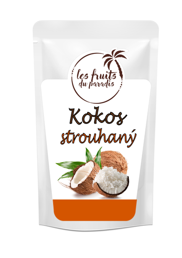[230-1] Strúhaný odtučnený kokos 500 g LES FRUITS DU PARADIS