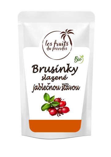 [443-1] Brusnice s jablkovou šťavou BIO 1 kg LES FRUITS DU PARADIS