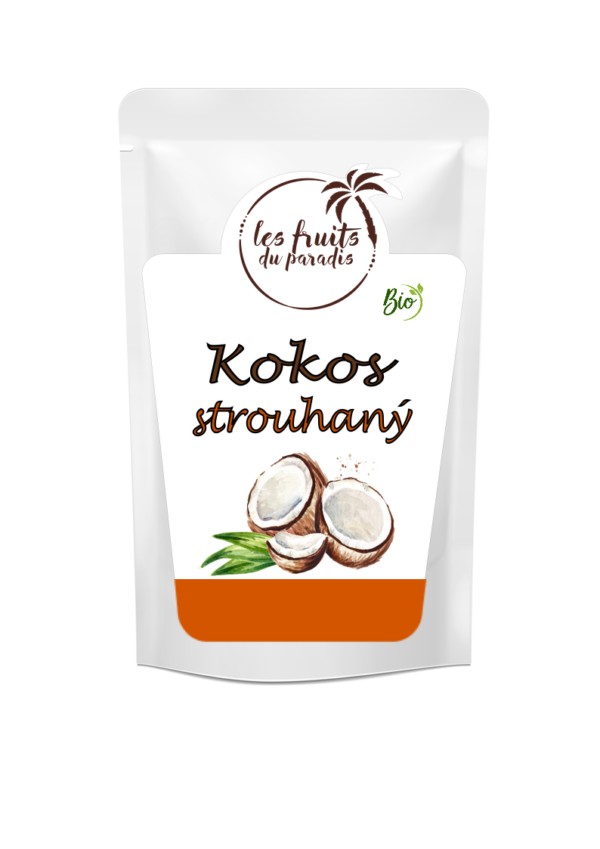 Kokos strúhaný jemný BIO 500 g LES FRUITS DU PARADIS