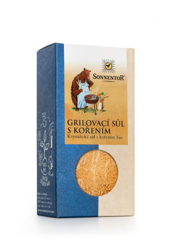 Grilovacia soľ s mletým korením BIO 100 g SONNENTOR
