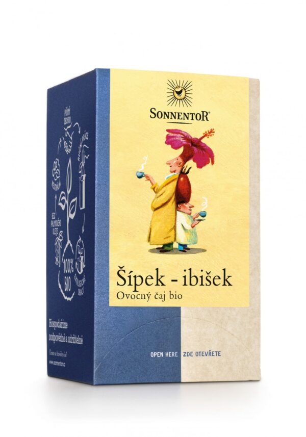 Šípok - ibištek ovocný čaj BIO 54 g SONNENTOR