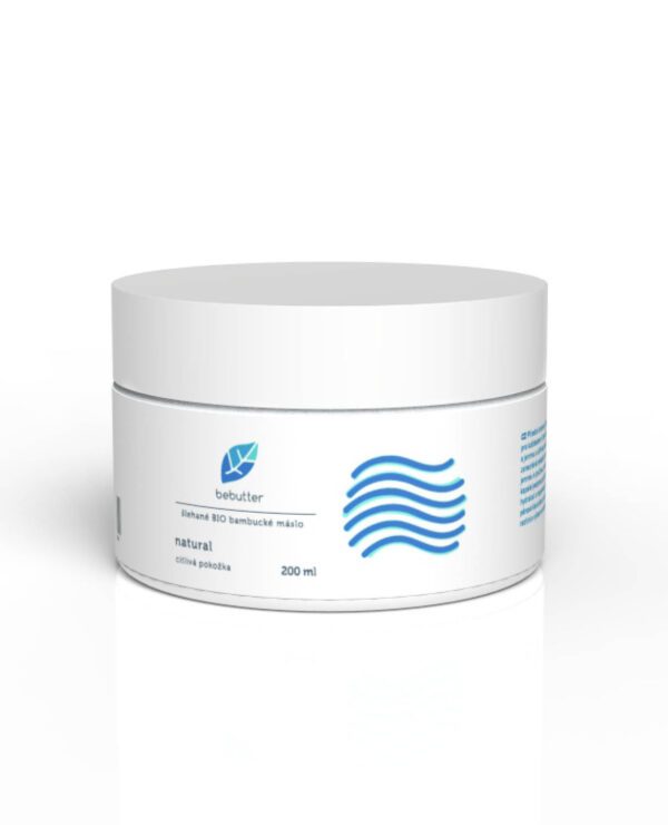 BEBUTTER Šľahané organické bambucké maslo prírodné 200ml AROMATICA