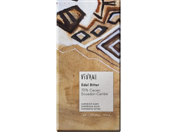 BIO horká čokoláda 70% 100g, VIVANI 100 g VIVANI