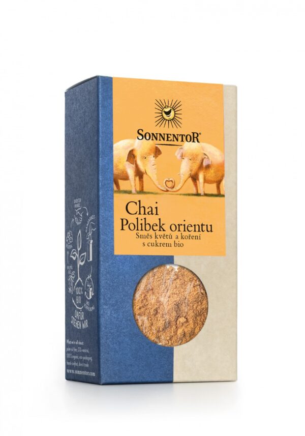 Chai bozk Orientu - zmes kvetov a korenia s cukrom BIO 70 g SONNENTOR