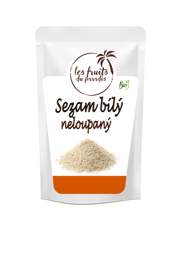 Sezam biely nelúpaný BIO 500 g LES FRUITS DU PARADIS