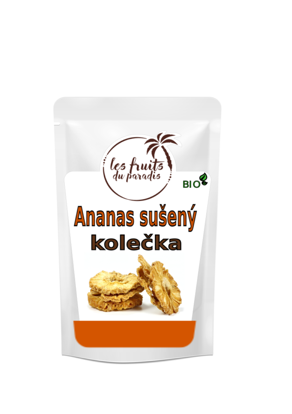 Ananas kolečka RAW BIO 150 g LES FRUITS DU PARADIS