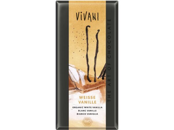 Biela čokoláda s vanilkou Bio 80g Vivani 80 g VIVANI
