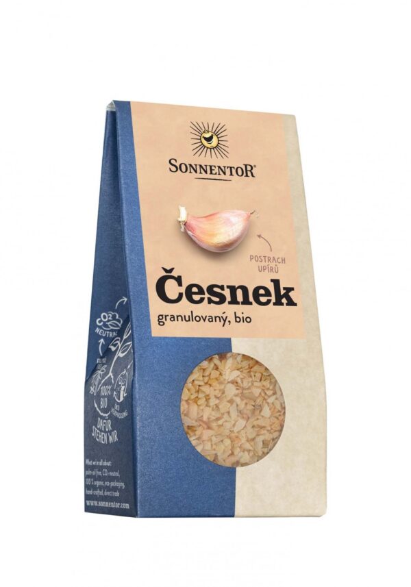 Granulovaný cesnak BIO 40 g SONNENTOR