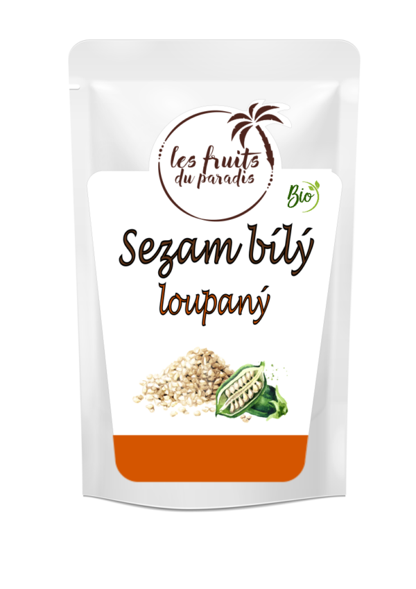 Sezam biely lúpaný BIO 1 kg LES FRUITS DU PARADIS