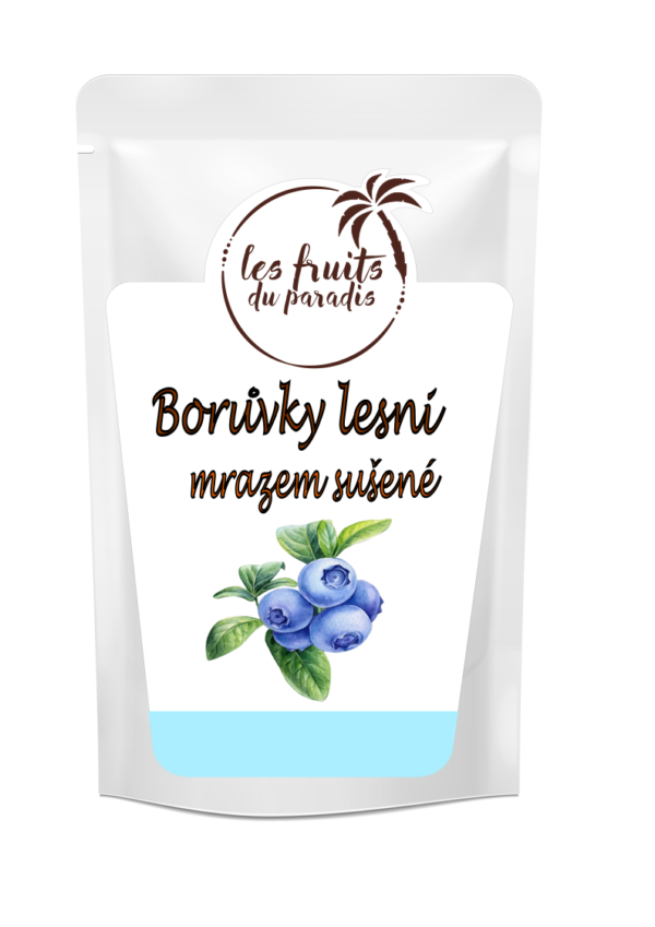 Čučoriedky lyofilizovné celé 40 g LES FRUITS DU PARADIS