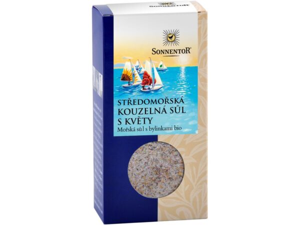 Stredomorská kúzelná soľ s kvetmi BIO 120 g SONNENTOR