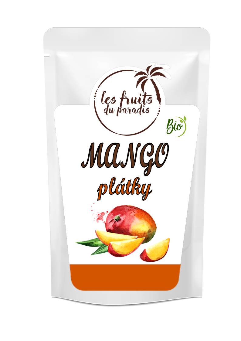 Mango plátky Bio 500 g LES FRUITS DU PARADIS