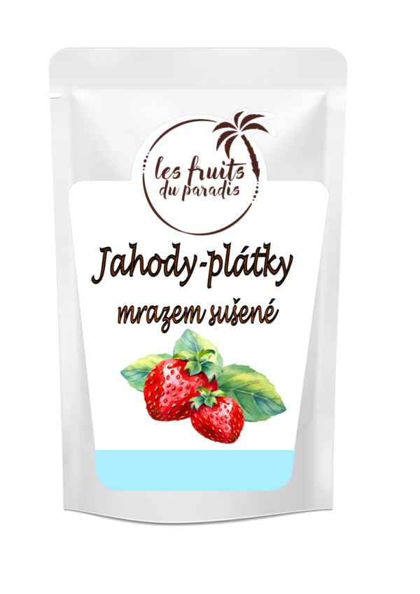 Lyofilizované plátky jahôd 40 g LES FRUITS DU PARADIS