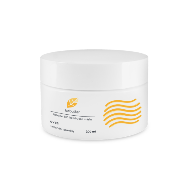BEBUTTER Šľahané bambucké maslo s ovsenými vločkami 200ml AROMATICA