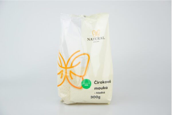 Ciroková múka hladká jemne mletá 300 g NATURAL JIHLAVA