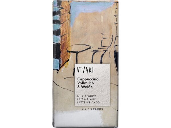 BIO čokoláda cappuccino 100 g VIVANI