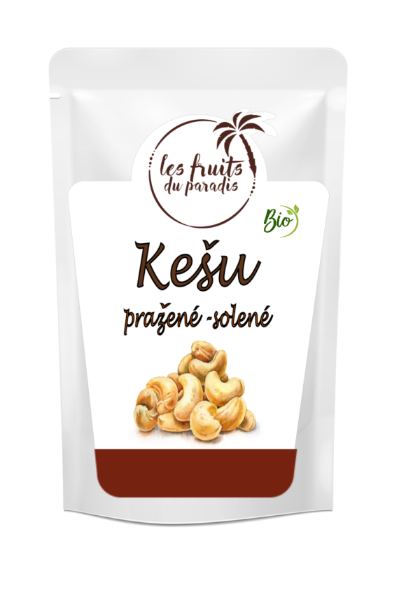 Kešu oriešky pražené solené BIO 100 g LES FRUITS DU PARADIS