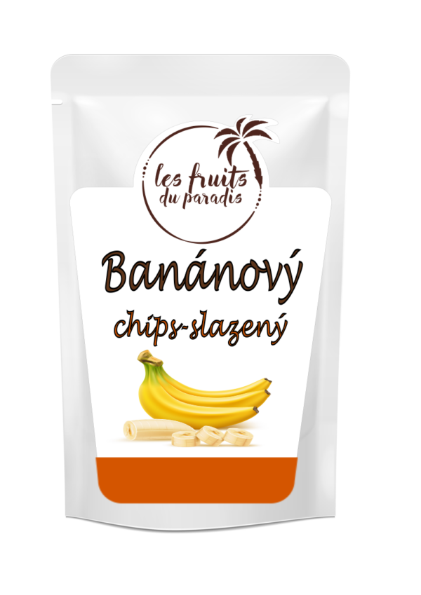 Sladené banánové lupienky BIO 200 g LES FRUITS DU PARADIS