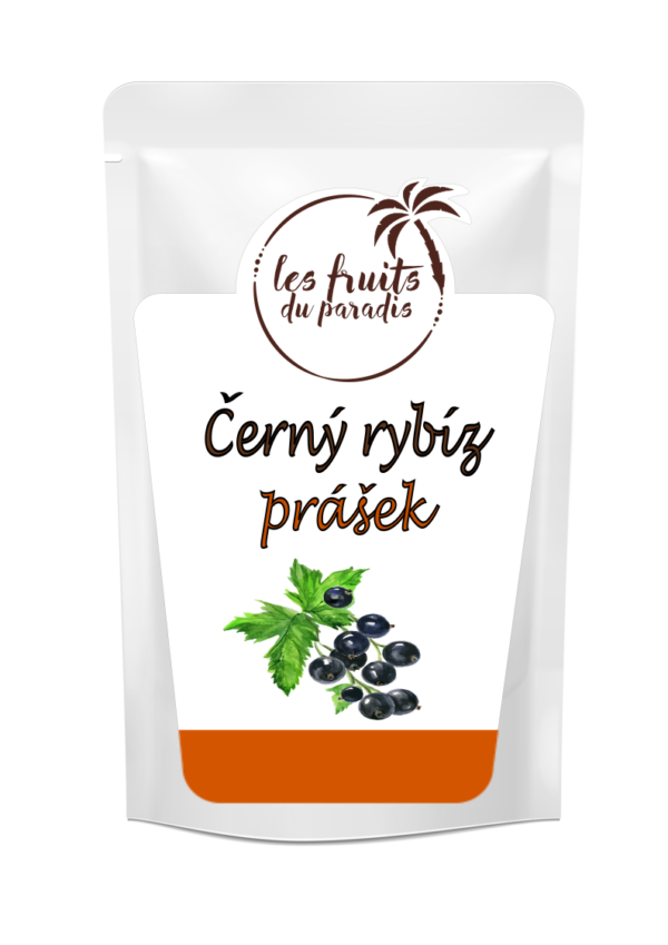 Prášok z čiernych ríbezlí 100 g LES FRUITS DU PARADIS