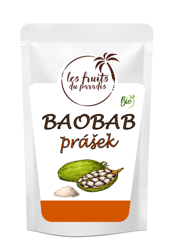 Baobab prášok Bio 200 g LES FRUITS DU PARADIS