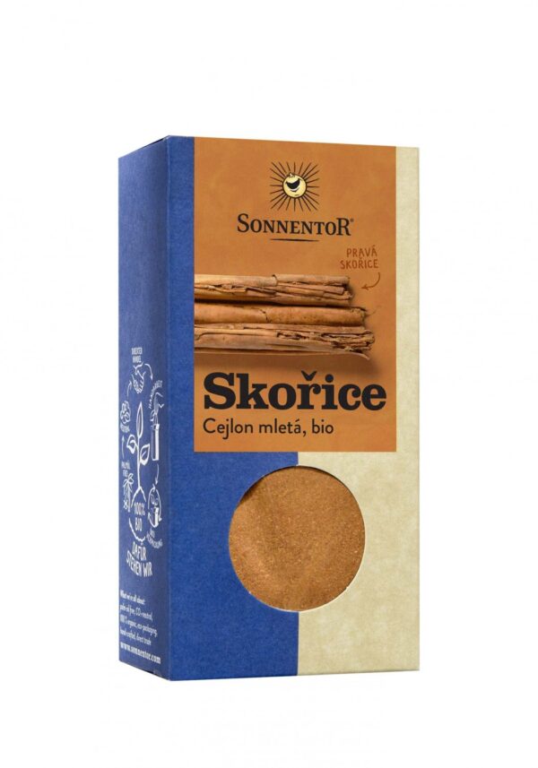 Škorica BIO mletá Cejlon 40 g SONNENTOR