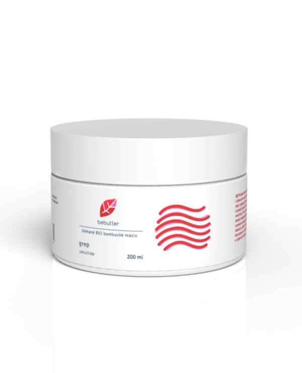 BEBUTTER Šľahané bambucké maslo BIO grapefruit 200ml AROMATICA