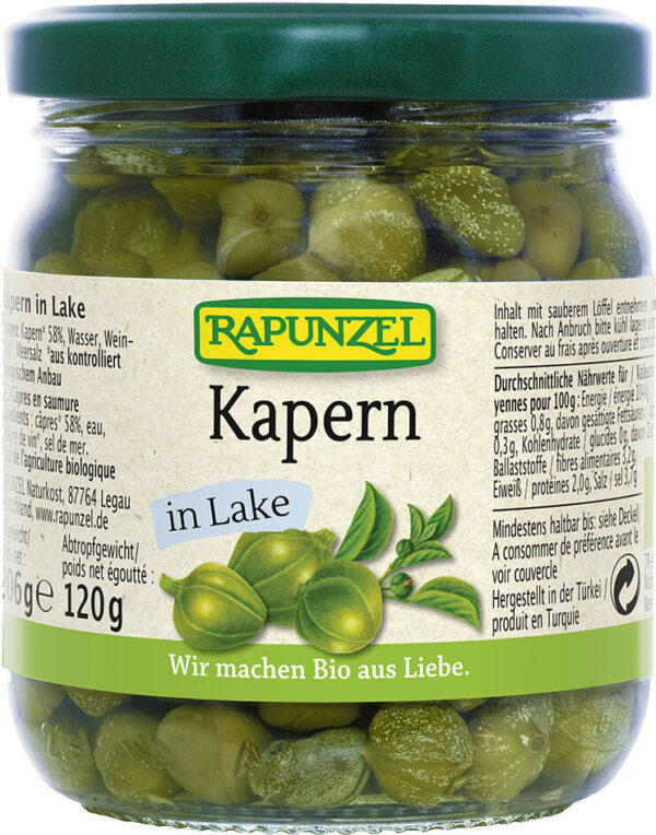 BIO kapary v slanom náleve RAPUNZEL 206 g RAPUNZEL