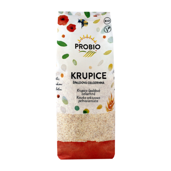 Celozrnná špaldová krupica BIO 400 g PROBIO