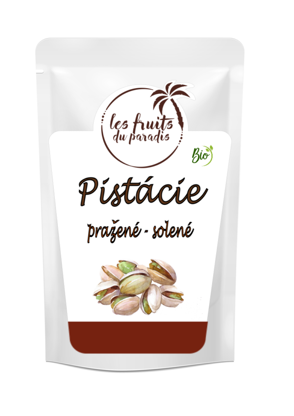 Solené pražené nelúpané pistácie BIO 150 g LES FRUITS DU PARADIS