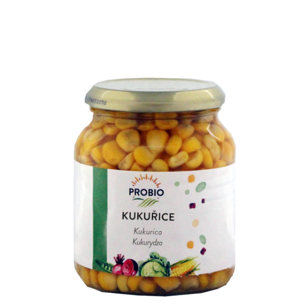 Sterilizovaná kukurica BIO 340 g PROBIO