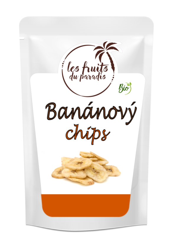 Banánové lupienky nesladené BIO 150 g LES FRUITS DU PARADIS