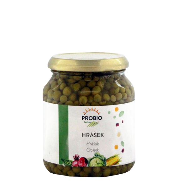 Sterilizovaný hrášok BIO 350 g PROBIO