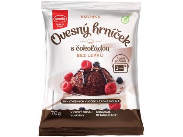 Ovsený hrnček s čokoládou 70 g SEMIX