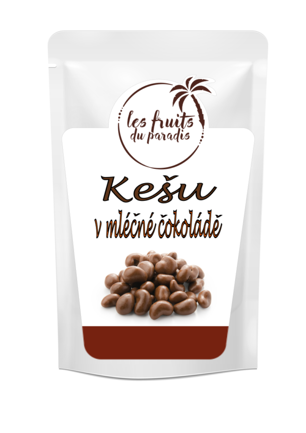 Kešu v mliečnej čokoláde 250 g LES FRUITS DU PARADIS