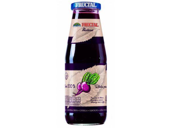 Šťáva NATURA červená řepa 100% 0,7l FRUCTAL