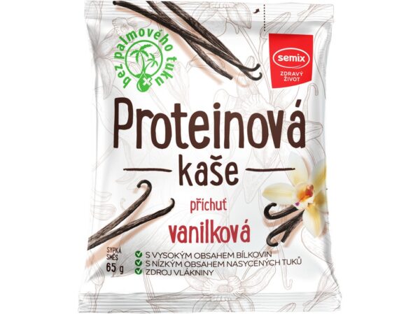 Proteínová kaša vanilková 65 g SEMIX