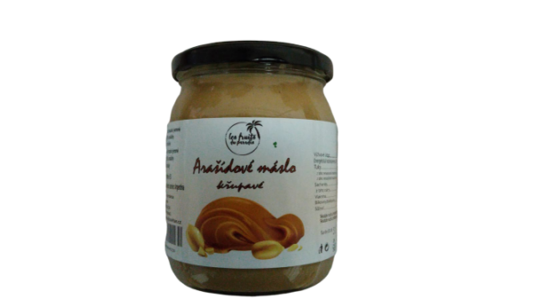 Arašidové maslo Crunchy 500 g LES FRUITS DU PARADIS