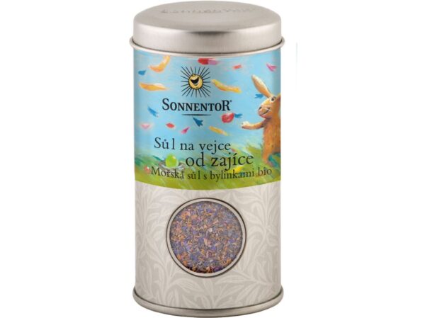 Soľ na vajíčka od zajaca - morská soľ s bylinkami BIO 90 g SONNENTOR