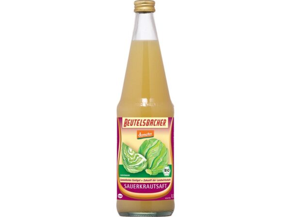 Kapustová šťava mliečne fermentovaná BIO 0,7 l BEUTELSBACHER