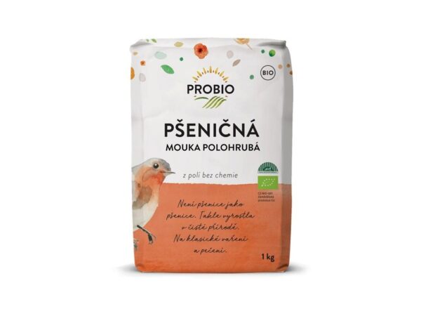 Polohrubá pšeničná múka BIO 1 kg PROBIO