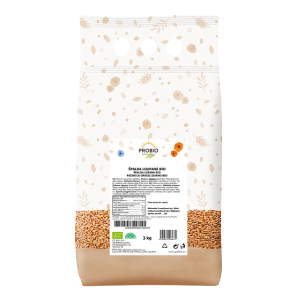 GASTRO - Špalda lúpaná 3 kg BIO PROBIO