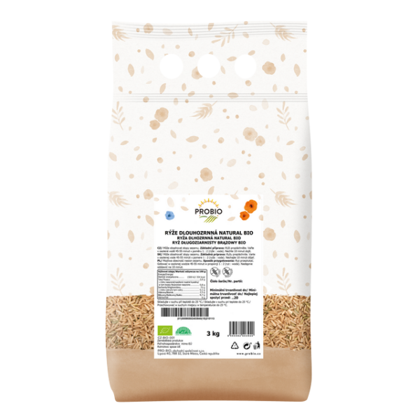 GASTRO - Dlhozrnná ryža prírodná BIO 3 kg PROBIO