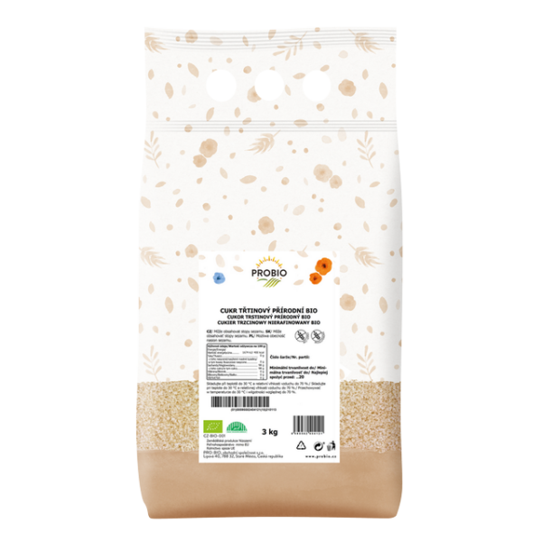 GASTRO - Prírodný trstinový cukor BIO 3 kg PROBIO