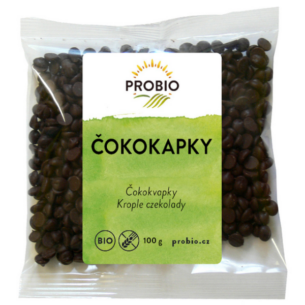 Čokoládové kvapky BIO 100 g PROBIO