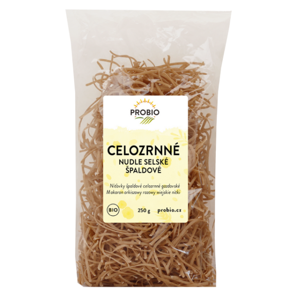 Špaldové celozrnné rezance BIO 250 g PROBIO