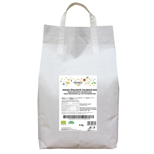GASTRO - Špaldová múka chlebová BIO 4 kg PROBIO