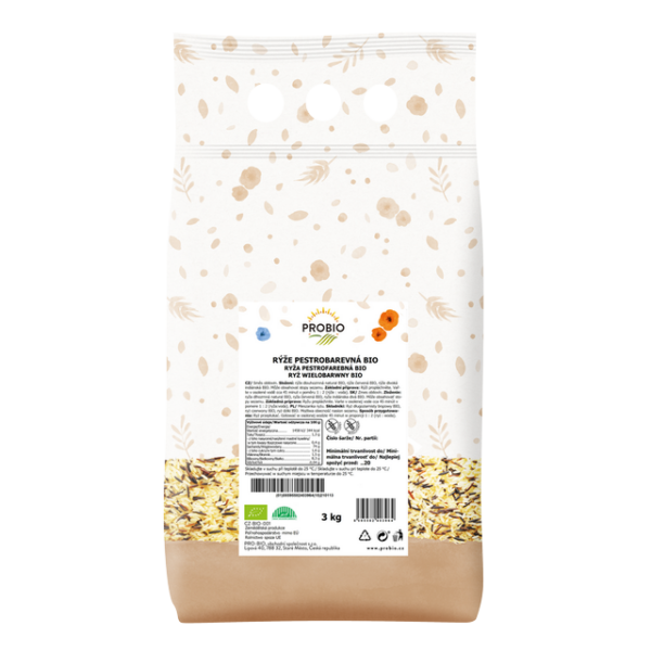 Pestrofarebná ryža BIO 3 kg PROBIO