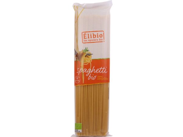 Špagety polocelozrnné BIO 500 g ELIBIO